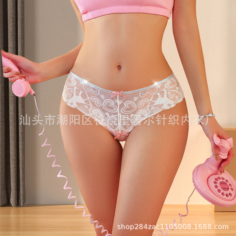Sexy Women's Low-Waist Briefs, Amazon See-Through Lace Lingerie, Passionate and Alluring, Hot-Selling Wholesale, Foreign Thin Style Sexy Women's Low-Waist Briefs, Amazon See-Through Lace Lingerie, Passionate and Alluring, Hot-Selling Wholesale, Foreign Thin Style