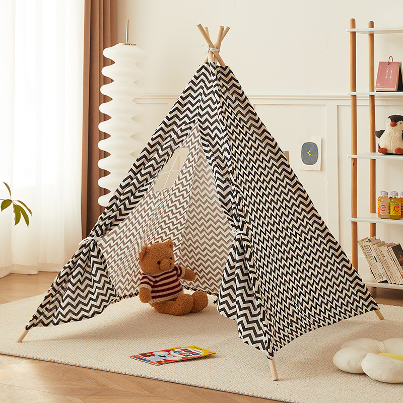 Tienda DE LOS NIÑOS carpa India pintura DIY graffiti hecho a mano actividades al aire libre bebé pintado a mano triángulo carpa