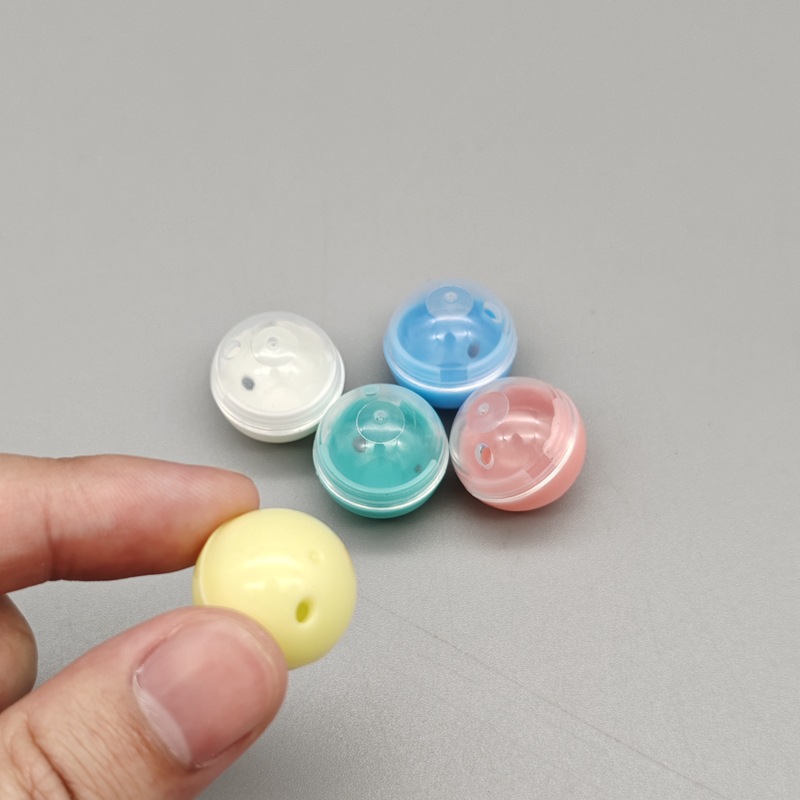 1.8cm Gashapon Shell Mini Gashapon Shell Professional Gashapon Ball Packaging Small Acrylic Packaging Egg Shell Transparent Colorful