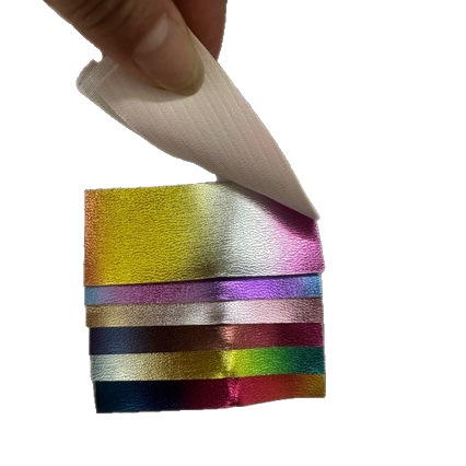0.7mm Thick Knitted Base with Coarse Knit Pattern, Nappa Pattern Faux Leather, Metallic Laser Pvc for Bags and Handbags Diy, 1.0mm Thick