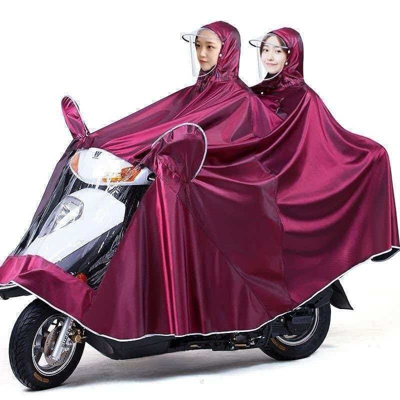 Rainproof Face-Protecting Widened and Thickened Rain Poncho for One or Two People, 2025 New Model, Genuine Hot-Selling Electric Motorcycle Raincoat Rainproof Face-Protecting Widened and Thickened Rain Poncho for One or Two People, 2025 New Model, Genuine Hot-Selling Electric Motorcycle Raincoat