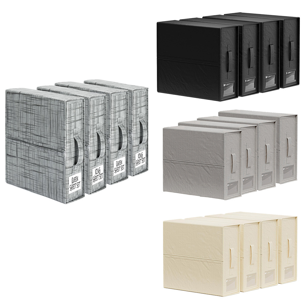 Caja de almacenamiento de ropa INS transfronteriza hogar ropa grande bolsa de almacenamiento de edredón caja de almacenamiento portátil plegable