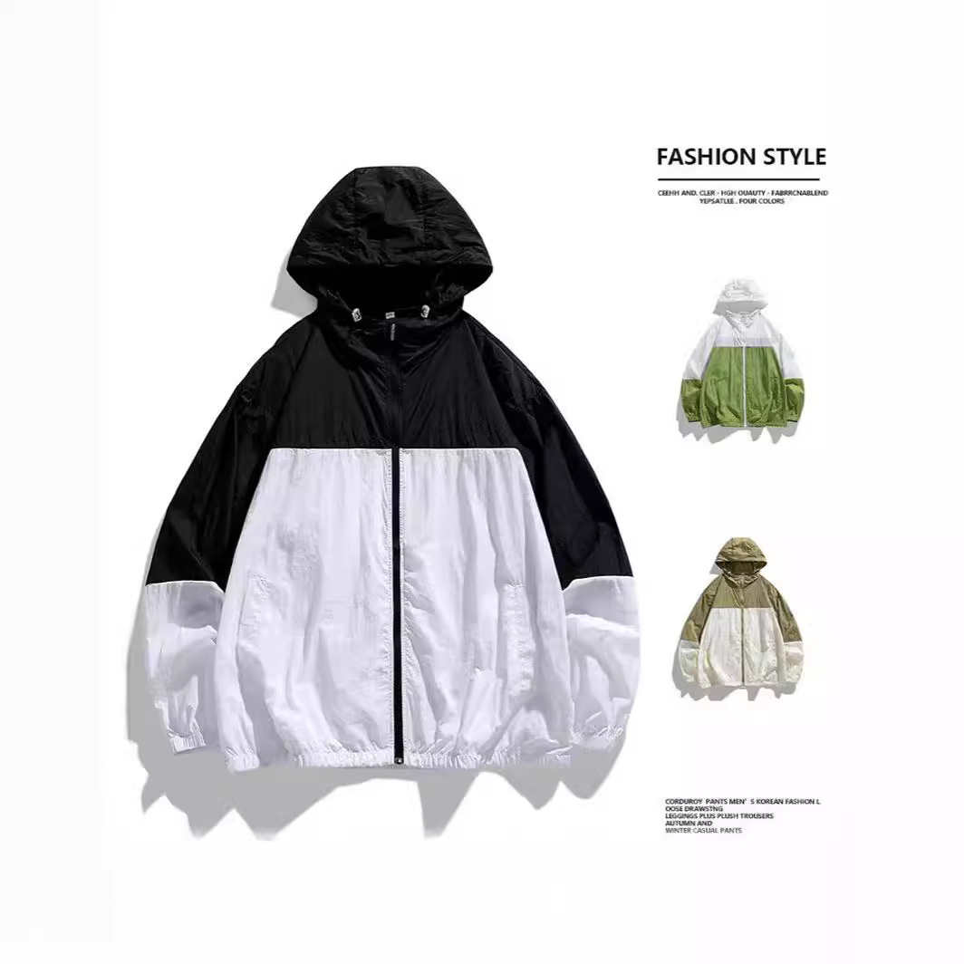 Lightweight Coat Sun-protective Clothing Men's Summer Anti-ultraviolet Loose plus size Skin Clothing Breathable Sun-protective Clothing Fishing Clothing