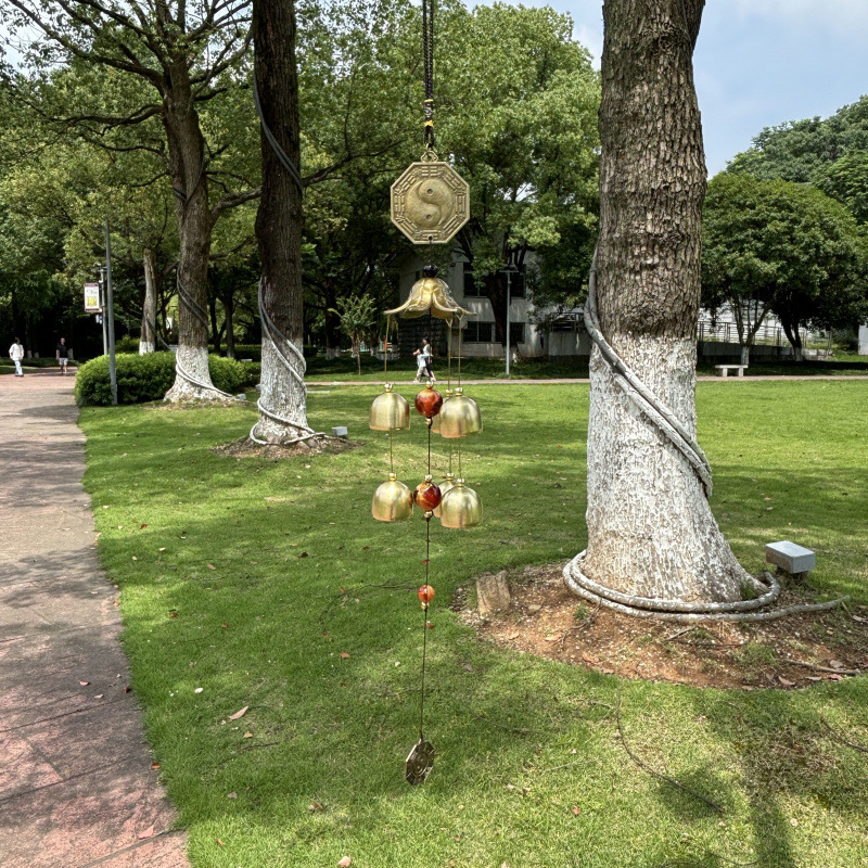 古風二階鈴金属風鈴庭花園ドーパミン衝突音家庭吊り下げ招財装飾|undefined