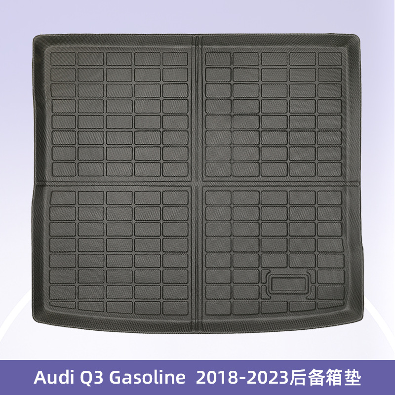 Europa para Audi Q3 2018 - 2023 TPE combustible 3D todo el tiempo material TPE almohadilla de pie de automóvil