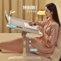 ベッド上の小さなテーブル、学習テーブル、折りたたみ式昇降コンピューターデスク、寮の学生ライティングベッド、自宅の寝室