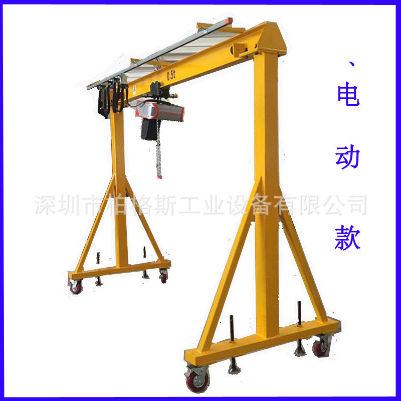 小型龙门架移动式龙门架 手动电动龙门架 简易龙门架龙门吊包安装