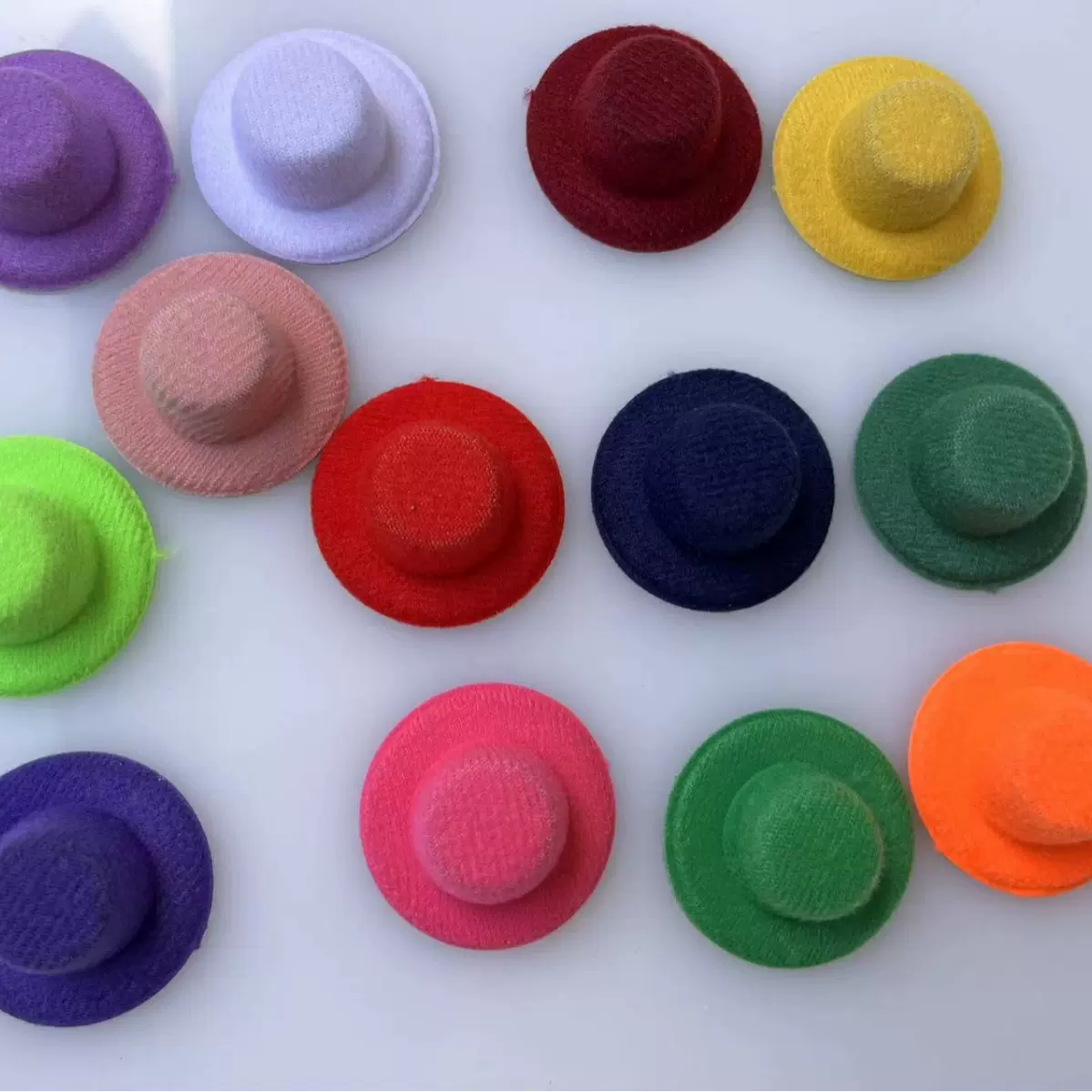 diy手工配件裸帽光帽胚小礼帽批发发饰头饰小帽子4公分圆帽