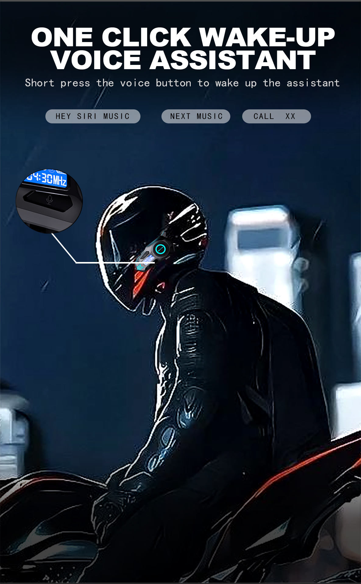 Cross-Border Helmet Bluetooth Headset K09 Real-Time Intercom 40mm Speaker Binaural Stereo Long Battery Life Low Latency