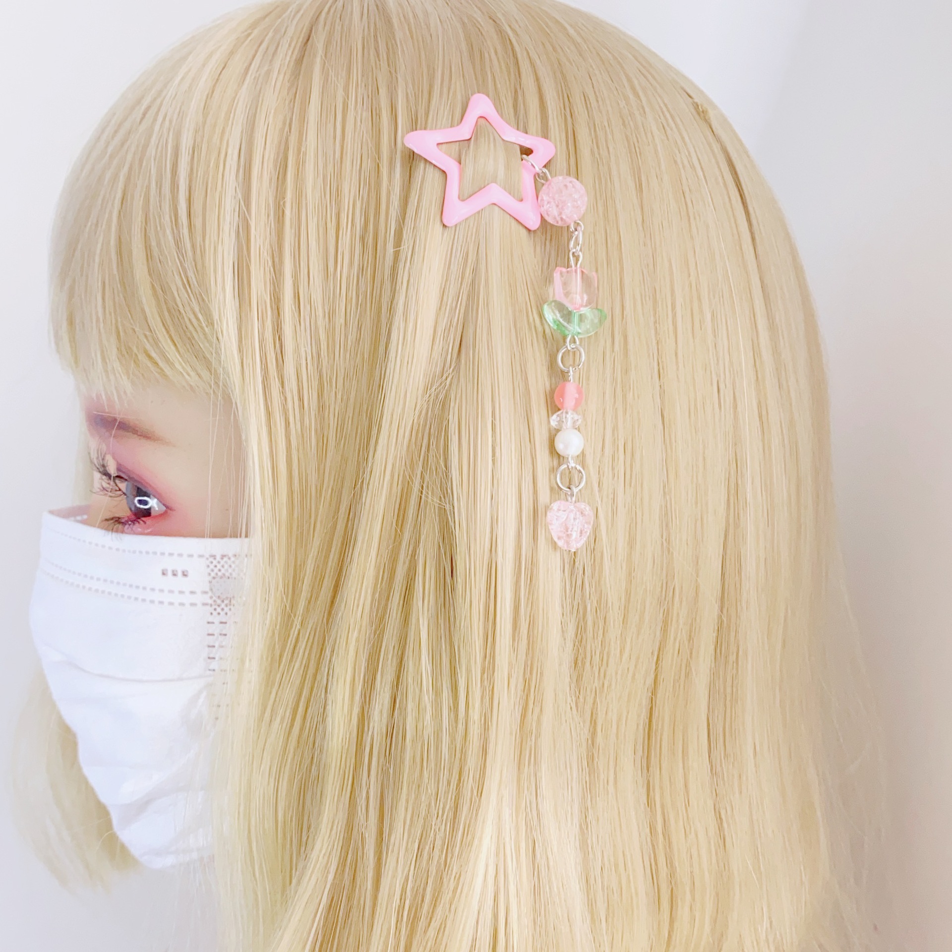 8g Weight Charm Hair Clips Hair Accessories Type 1 Piece Quantity Holiday, Street Occasion Alloy Material Pentagram Pattern All Seasons Season Women's Gender IG Style, Cute, Sweet Style IG Style Cute Sweet Women's Pentagram Alloy Charm Hair Clips 9