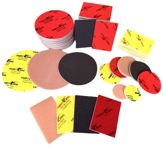 Factory direct car professional polishing brown hunting sponge sandpaper sand block special aluminum block polishing sponge square sand
