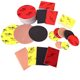 Factory direct car professional polishing brown hunting sponge sandpaper sand block special aluminum block polishing sponge square sand