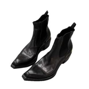 Chelsea Boots Men's Thick-Soled Heightening British Style High-Heeled Couple's Same Style Wizard Boots Pointed Toe Chimney Boots for Men
