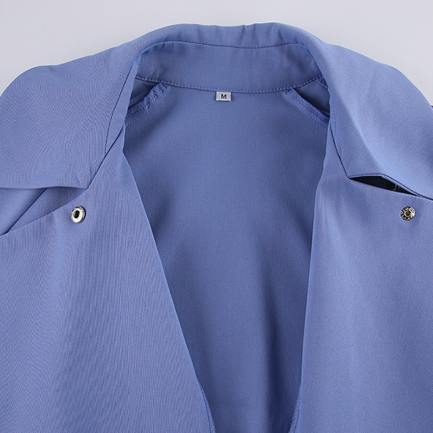 Fashion Solid Color Polyester Full Length Patchwork Casual Pants