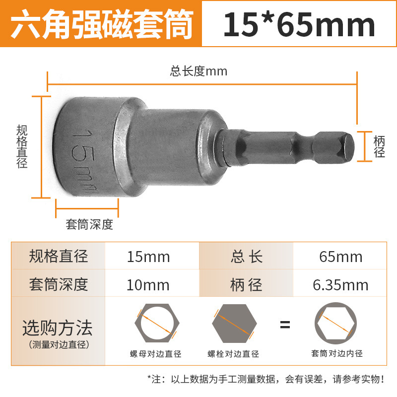 65内六角風ロットスリーブの磁気を深めます。6-19mm六角磁気スリーブの規格がそろっています。|undefined