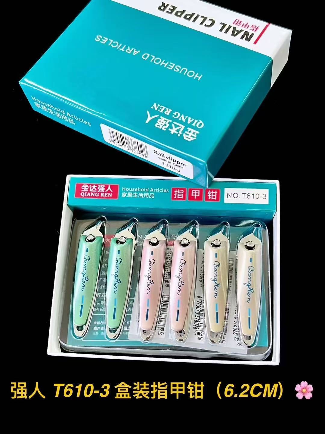 Cuchillos de uñas Jinda Strong 100 cortadores de uñas grandes, medianos y pequeños, cortaúñas de boca plana y cortaúñas de boca oblicua al por mayor