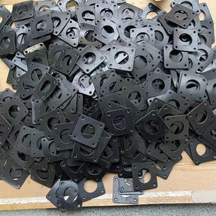 Black Industrial Rubber Plate Shock-Absorbing Rubber Gasket Nbr Rubber Flat Gasket Round Punched Special-Shaped Processing Customization