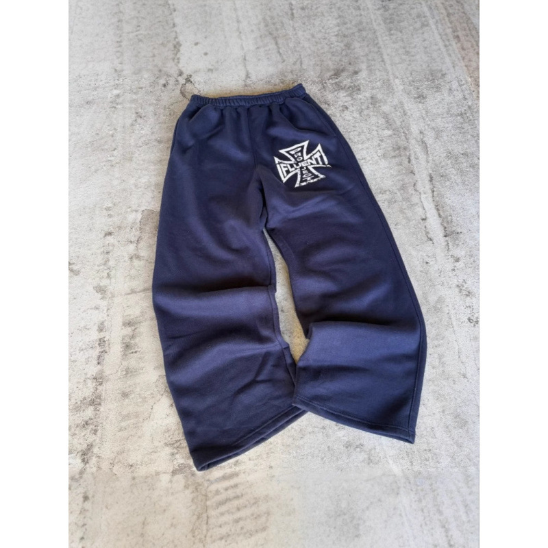 Herenkleding Fluent bedrukte joggingbroek High Street Fashion Y2K-stijl elastische taille losse casual broek voor mannen en vrouwen_voghion.com