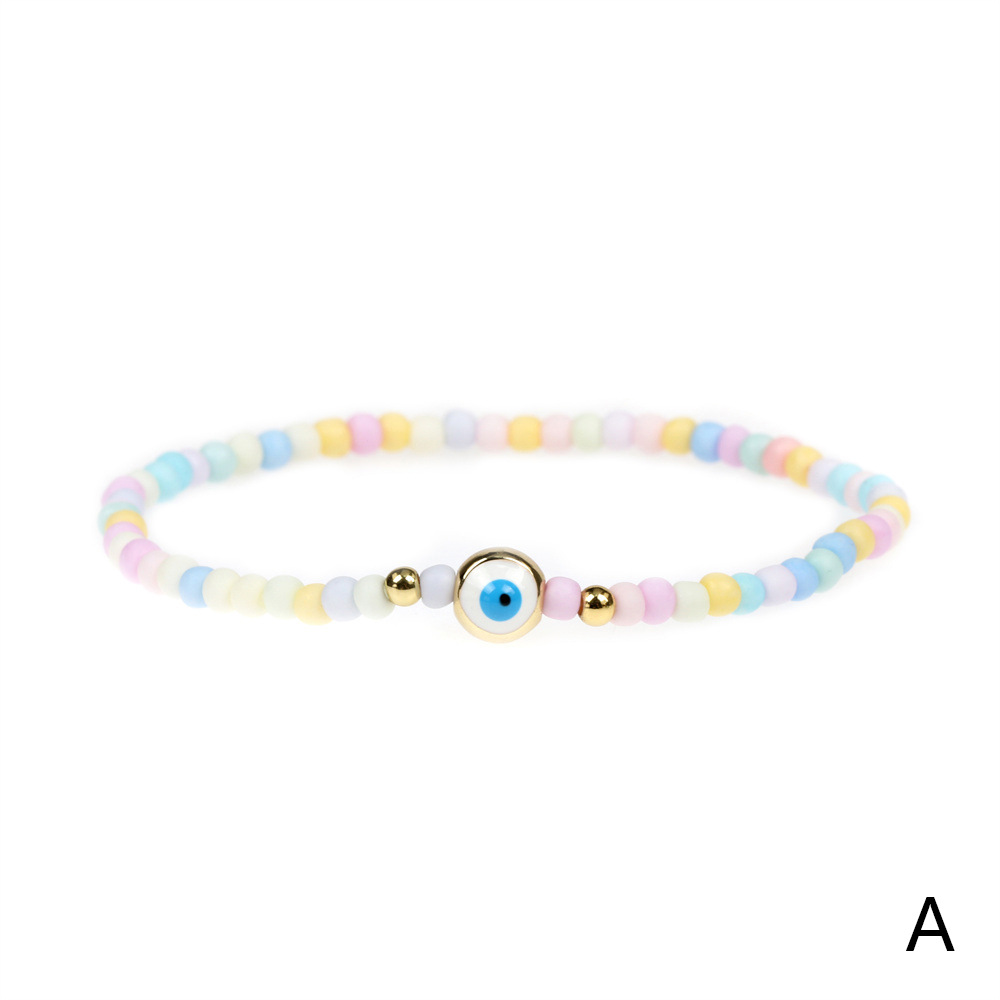 Vacation Geometric Copper Bracelets Beaded Gold Plated Copper Bracelets