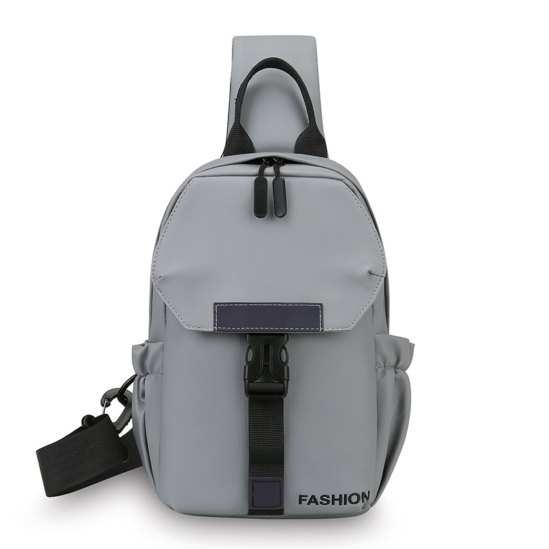 Bolso de pecho de hombre al por mayor bolso de mochila deportiva al aire libre transfronterizo moda coreana bolso de hombro de botón bolso de mano de viaje de hombre