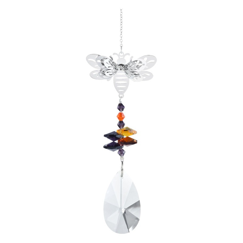 Abeja Ángel serie adornos de cristal simple sol catcher jardinería artesanía suministro comercio exterior