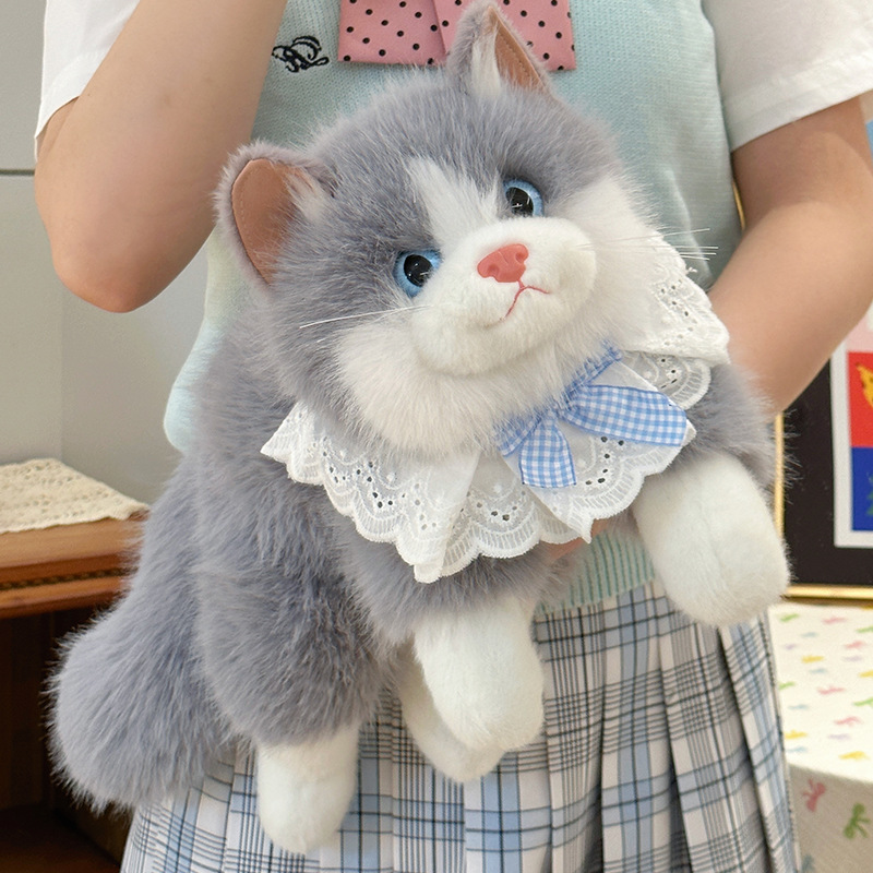 仿真布偶猫咪玩偶会叫毛绒玩具公仔睡觉抱枕安抚娃娃女生生日礼物|undefined