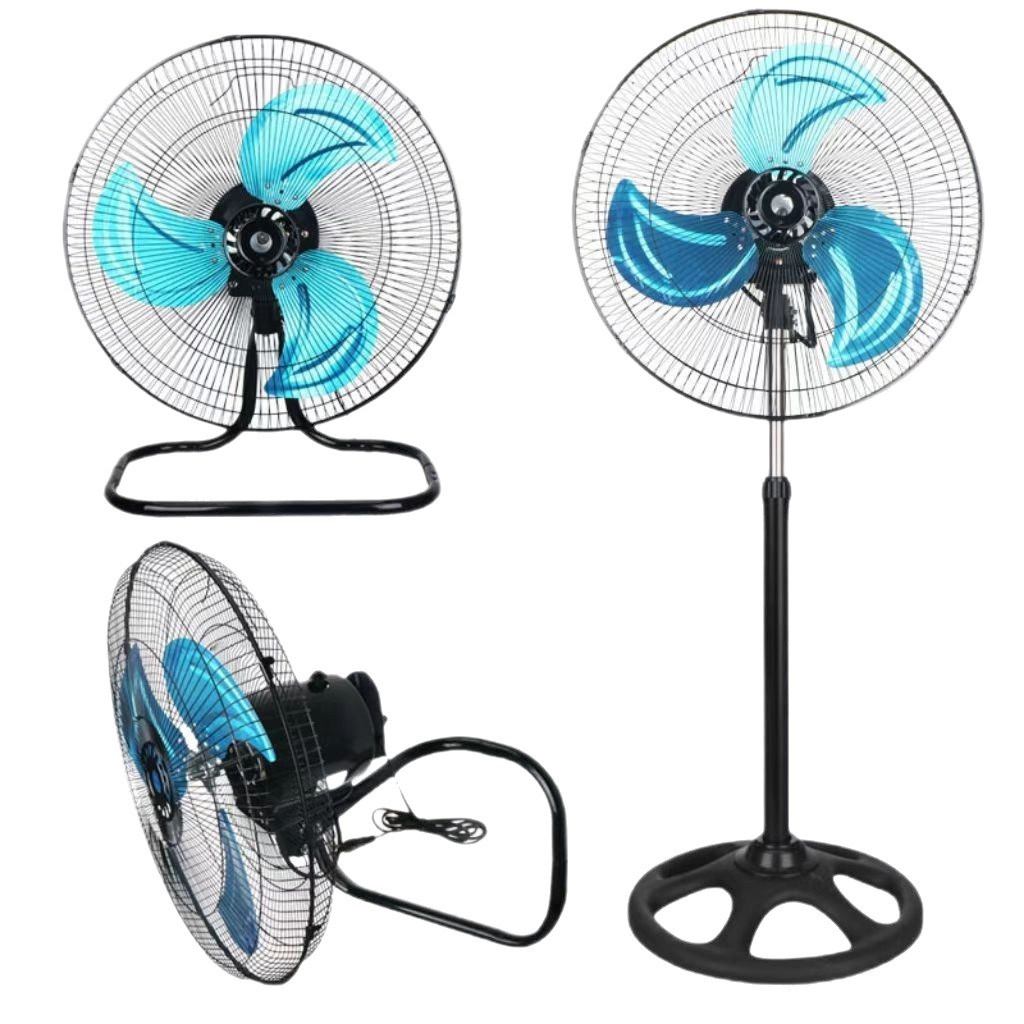 Fábrica transfronteriza dedicada a América del Sur y África del Sur 18 pulgadas 3 en 1 ventilador eléctrico ventilador de piso puede personalizar la configuración de estilo LOGO