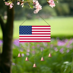 2024 cross-border US Independence Day outdoor wind chimes