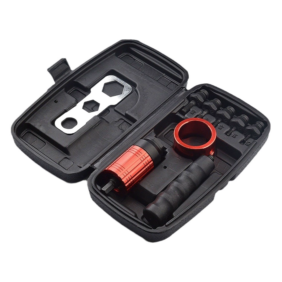 Электрический заклепочник, конвертер для заклепочных пистолетов (метрический/имперский), пистолет для установки глухих заклепок, многофункциональный, перезаряжаемый