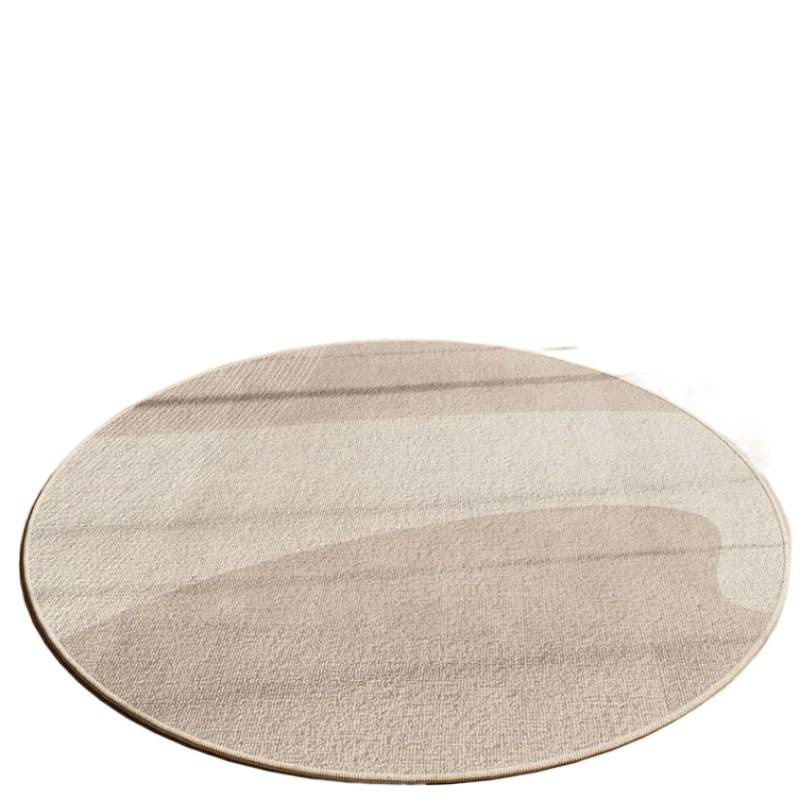 Runder Teppich-Untersetzer für Computer, Wohnzimmer, Schlafzimmer, Drehstuhl, Arbeitszimmer, Schminkhocker, Fußmatte_voghion.com