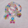 Children's rainbow cartoon rabbit, bracelet, flowered