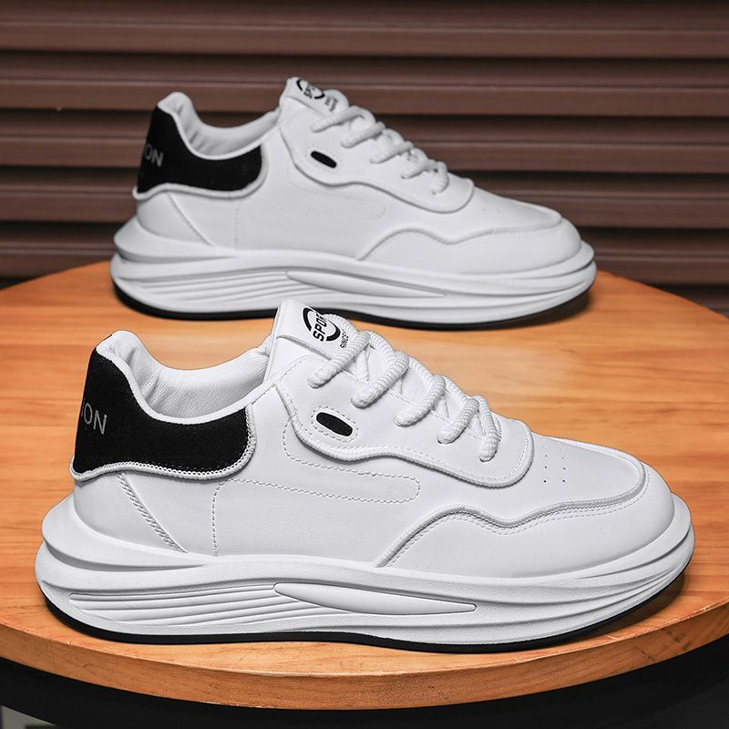 Zapatos de hombre 2026 nuevo otoño ligero zapatos de skate blanco de moda universal ventilador nicho de moda zapatos de moda