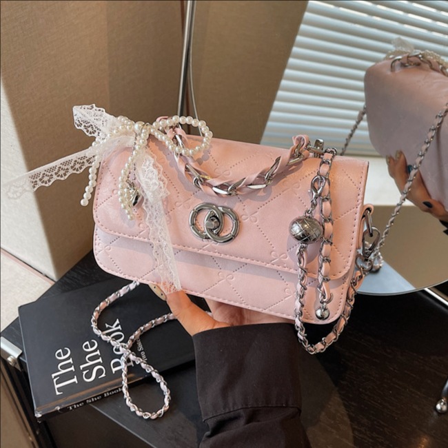 2026 nueva sensación de alto nivel de hombro bolso de hombro, bolso de cadena de diamante, bolso de explosión, bolso pequeño