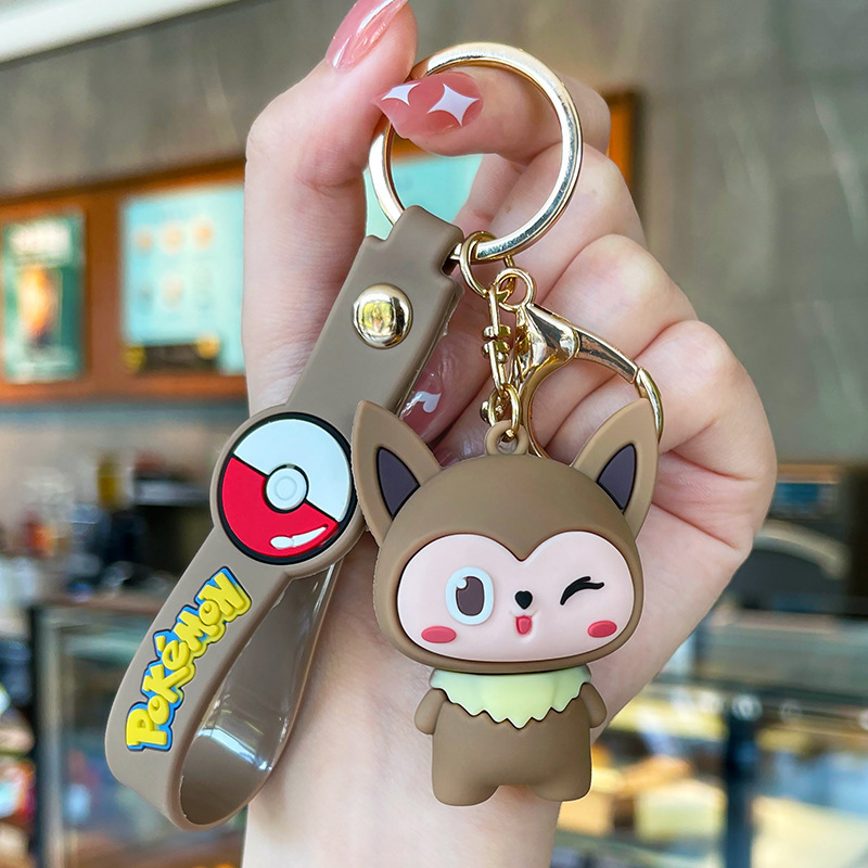 Venta directa de fábrica llavero colgante pequeño muñeca tridimensional llavero de coche mochila escolar colgante puesto al por mayor productos pequeños
