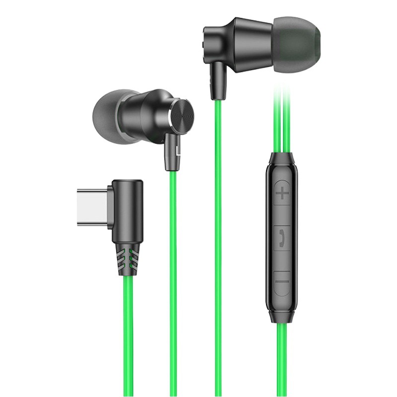 Audífonos Intrauditivos con Cable Lansdon V7 Black Shark 4 para Juegos, con Posicionamiento de Sonido, para PUBG
