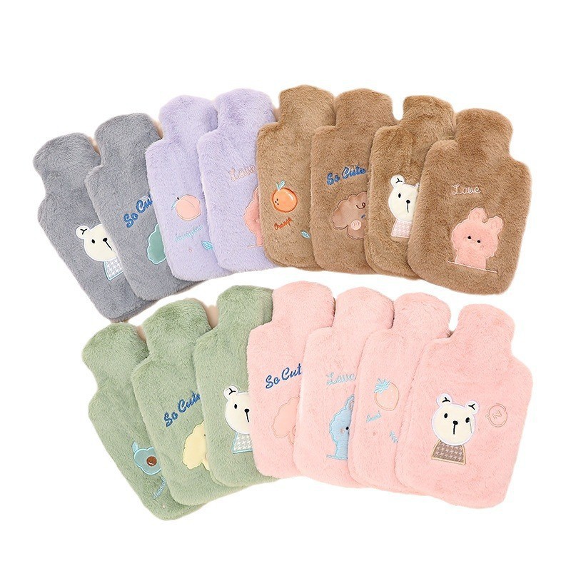 Bolsas de agua caliente anticuadas, inyección de agua, compresas calientes para mujeres, barriga tibia, manta, pies calientes, bolsas de agua, calentadores de manos portátiles a prueba de explosiones, calentadores de manos