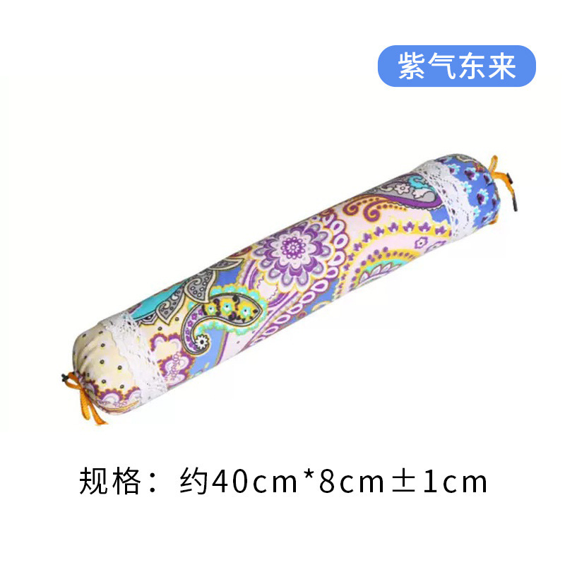 艾草頚椎枕亜麻灸枕家庭用艾草保護首円柱枕糖果枕多種の花色振速同金|undefined