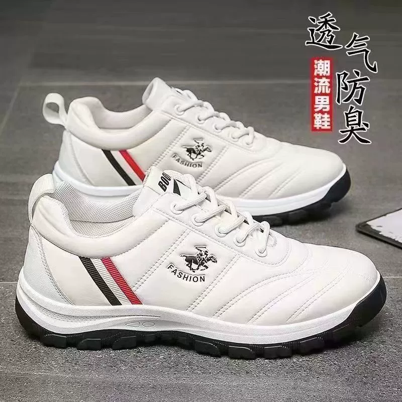 Спортивная обувь износостойкая беговая мягкая подошва 2024 вонючая весна и осень повседневная дышащая нескользящая мужская обувь мужская обувь