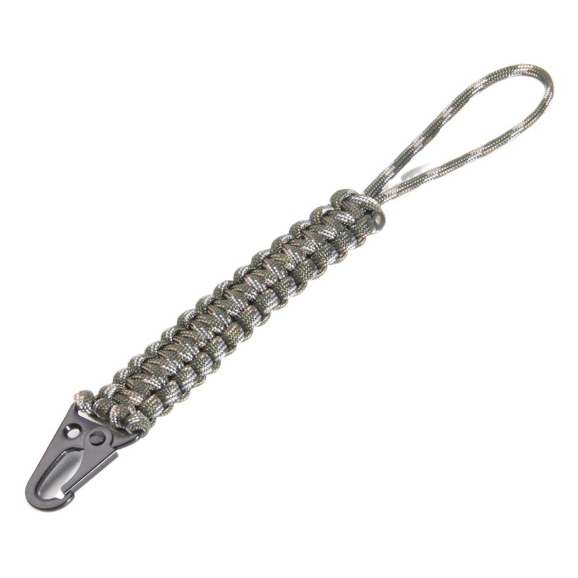 Amazon Venta caliente tejida a mano 7-Core montañismo cordón titular de la tarjeta universal águila boca cordón equipo al aire libre