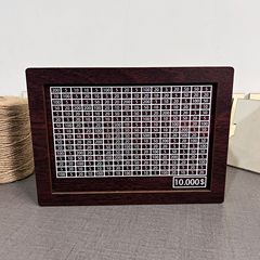 越境爆金Money Box with Counter木製工芸品木製貯金箱小銭貯金箱