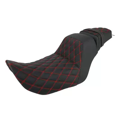 Suitable for Harley Nightcrawler Motorcycle cushion - red-diamond