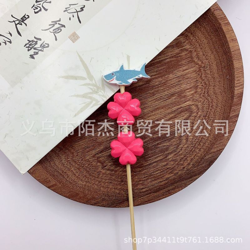 新しいソリッドカラーアクリル 14 ミリメートルストレートホール愛四つ葉のクローバー DIY ネックレス携帯電話チェーンビーズルースビーズジュエリーアクセサリー|undefined