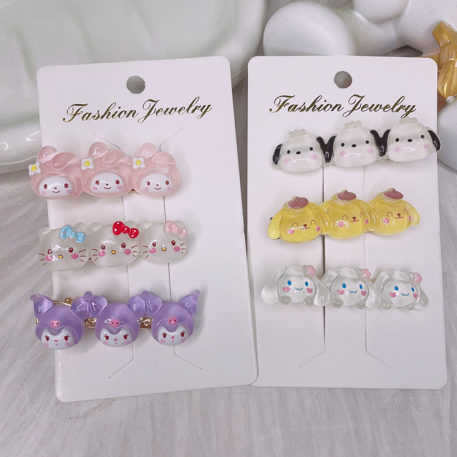 산리오 머리핀 [종이카드 없음]