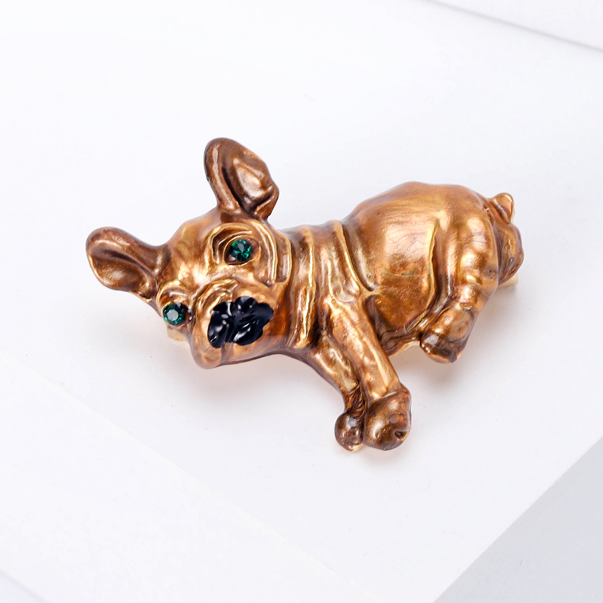 11g Weight Brooches Classification Holiday, Banquet, Daily Occasion Alloy Material Dog Pattern Women's Gender Enamel Design Basic Style Basic Pin Dog Alloy Enamel Women's Brooches 5