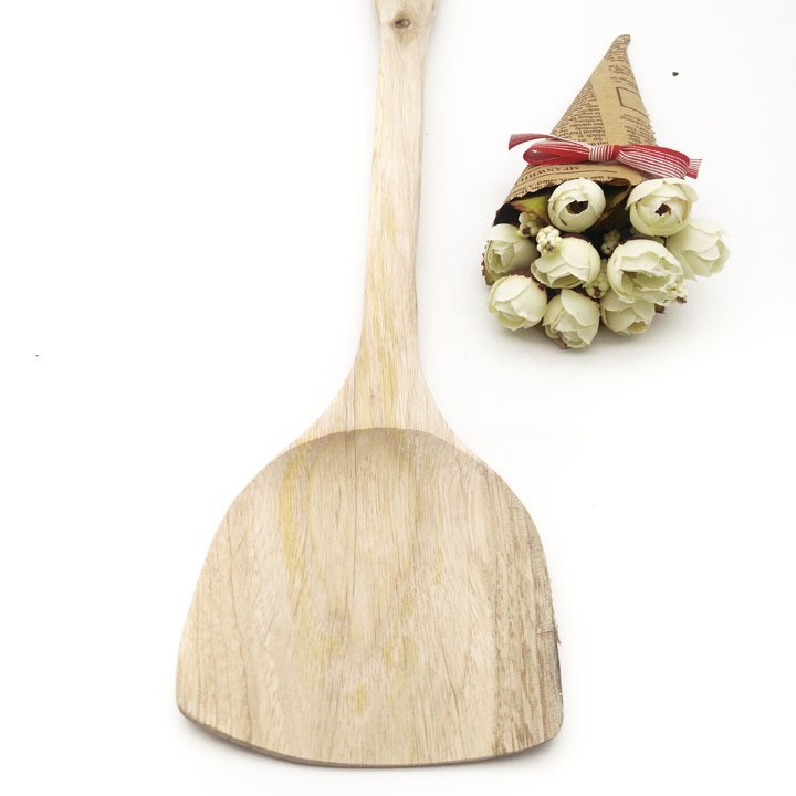 G1332 mango largo espátula de madera pala cocina Yiwu 2 yuanes dos yuanes tienda binaria grandes almacenes supermercado
