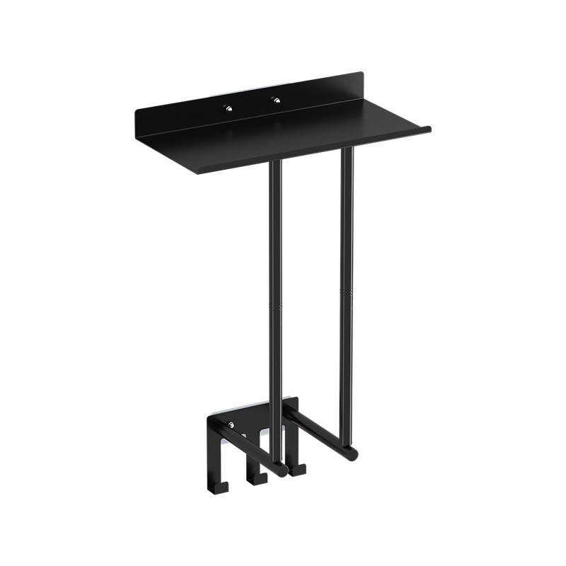 Transfronterizo sin perforación estante de toallas de baño desmontable estante de toallas de baño multicapa estante de toallas de pared de baño