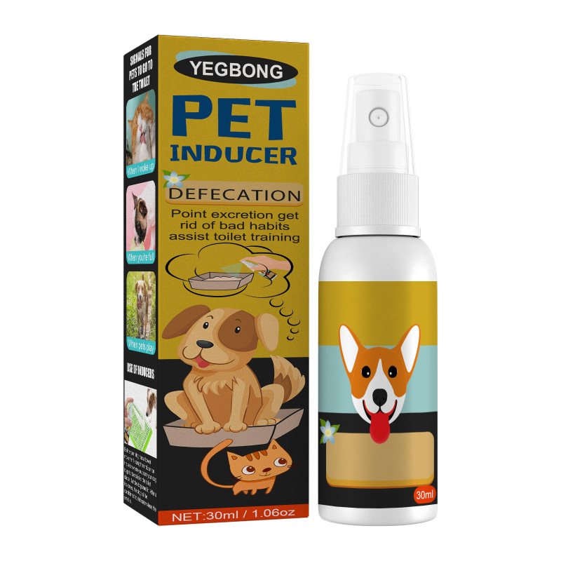 Yegbongペット排便ポジショニングスプレートレーニングペット猫犬のサイズ小便ポジショニング排便誘導剤|undefined