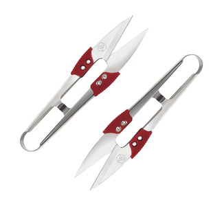 Daji PIN small scissors spring yarn scissors stainless steel household tailor scissors U-shaped cross stitch scissors thread head
