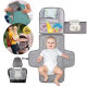 Amazon Hot Sale Portable Diaper Changing Pad Waterproof Foldable Baby Car Hanging Neonatal Diaper Pad