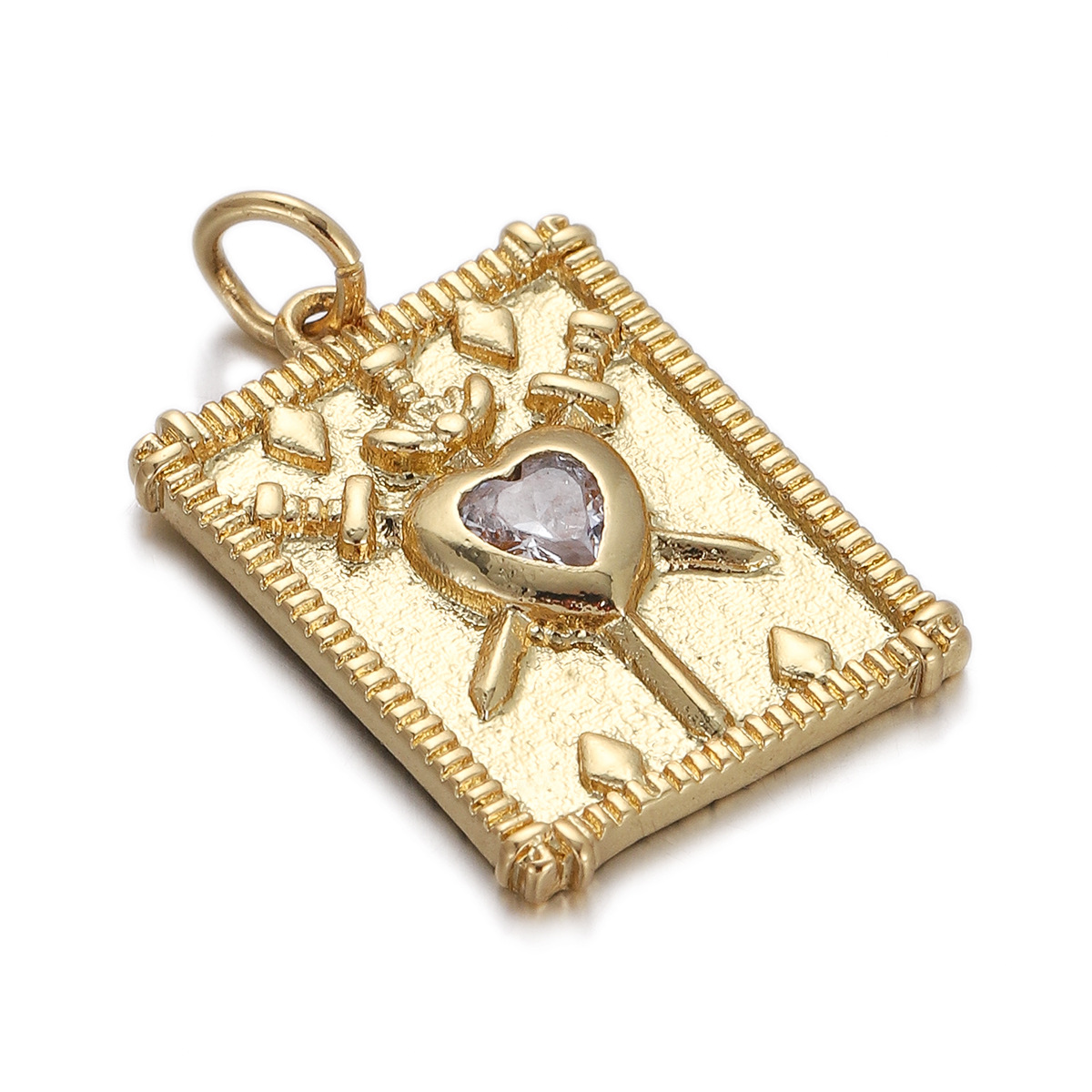 4g Weight Pendant Jewelry Making Type Gold Plated Plating Material Zircon Inlay Material 1 Piece Quantity Holiday, Daily Occasion Copper Material Geometric, Star, Moon Pattern Women's Gender Enamel Design Simple Style Style 1 Piece Copper Zircon Gold Plated Geometric Star Moon Pendant 33